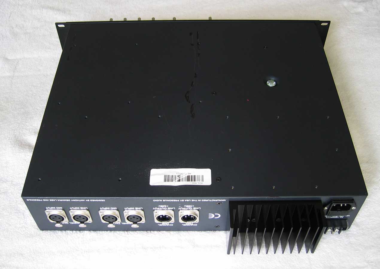 Presonus ADL 600 2-Channel Tube Preamp with RT French Military 12AT7 Output Tubes [Anthony DeMaria Designs]