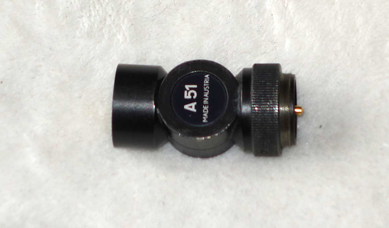 Vintage AKG A51 Swivel Elbow for AKG C451 452 mics {Black}