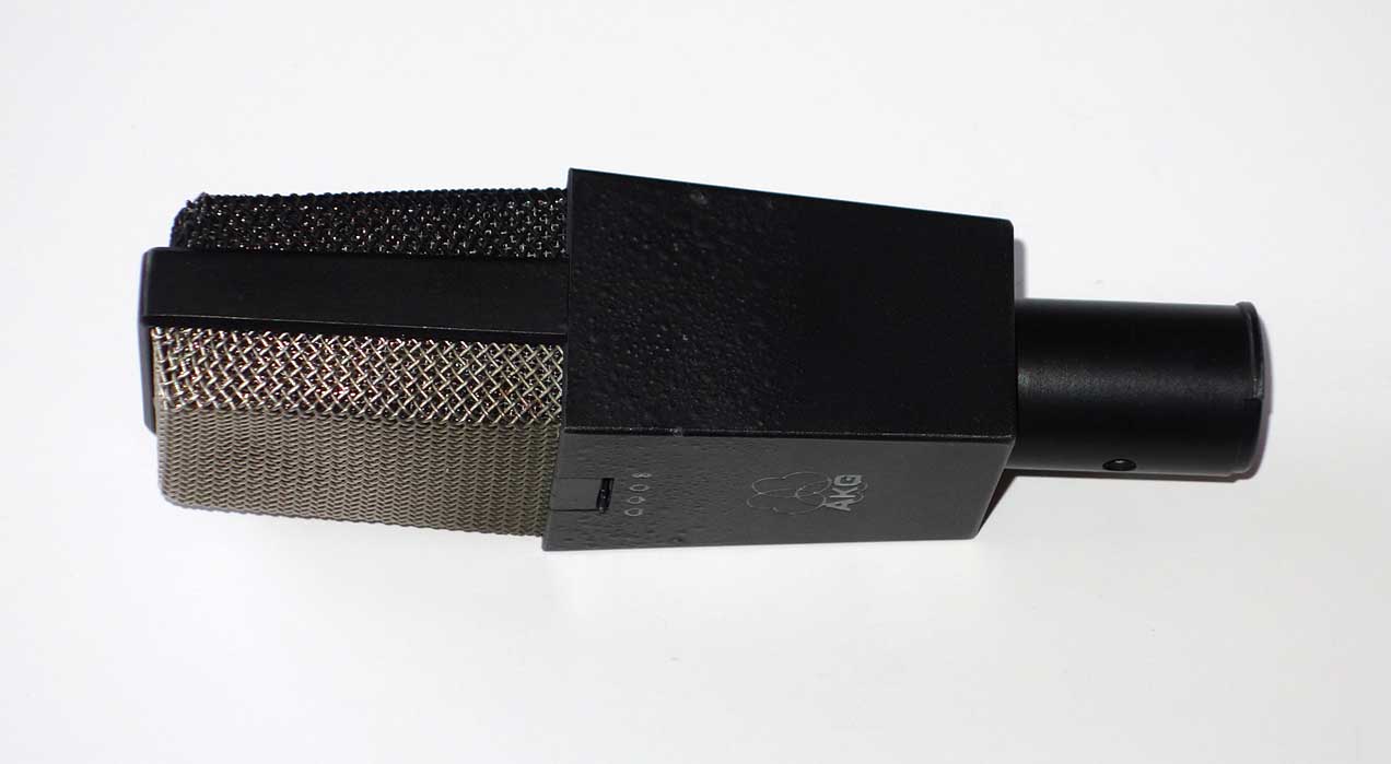 Vintage AKG C414 B-ULS Multi-Pattern Condenser Mic w/Clip, Pouch