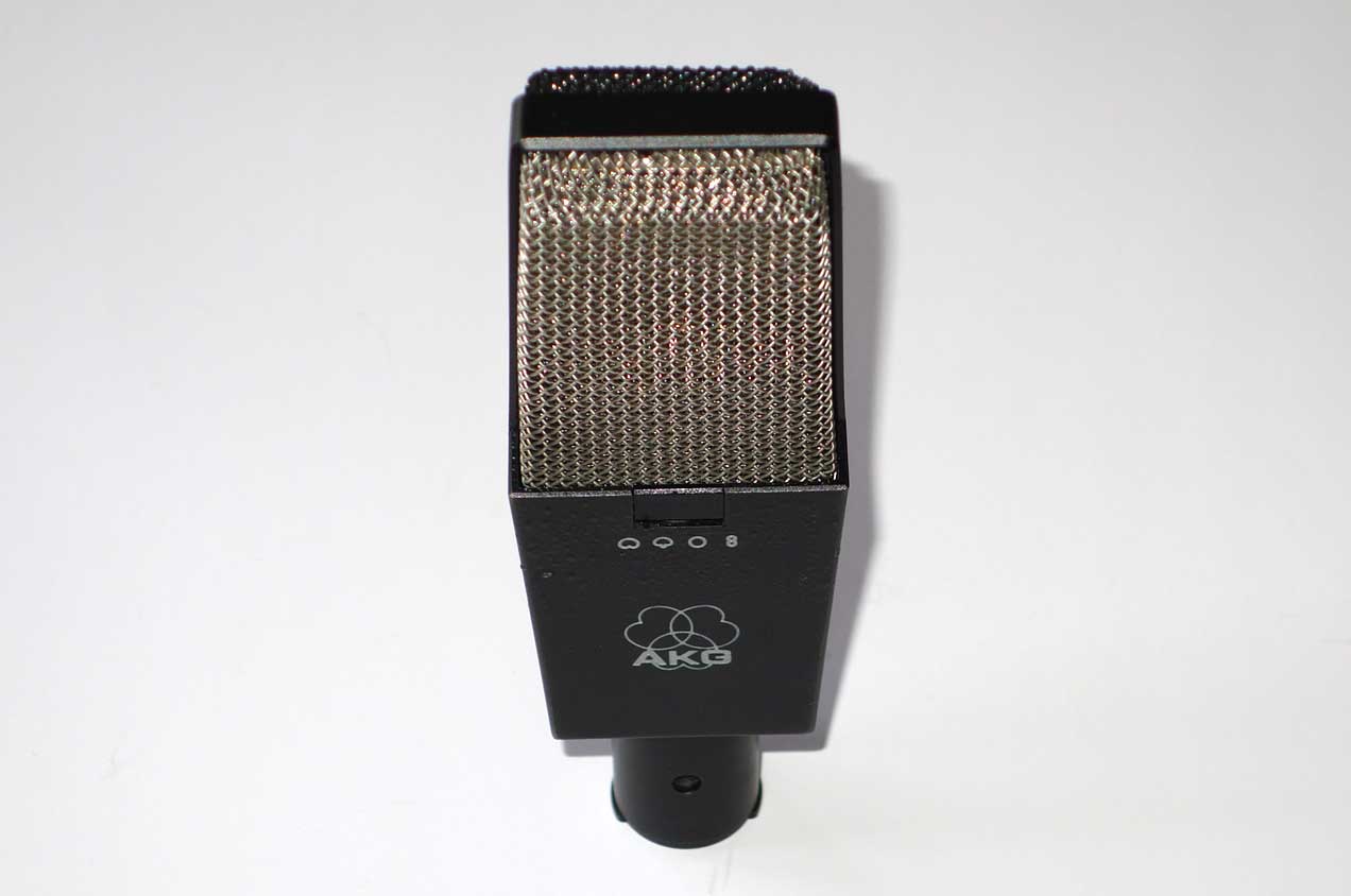 Vintage AKG C414 B-ULS Multi-Pattern Condenser Mic w/Clip, Pouch