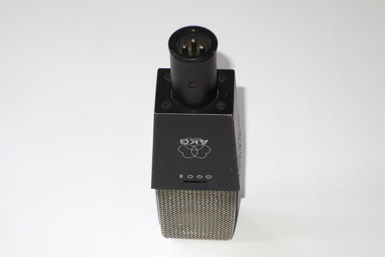Vintage AKG C414 B-ULS Multi-Pattern Condenser Mic w/Clip, Pouch