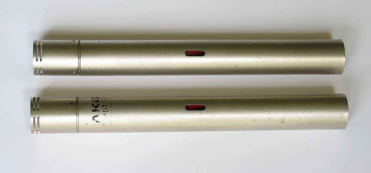 AKG C451 Condenser Mic Pair w/CK2 Capsules