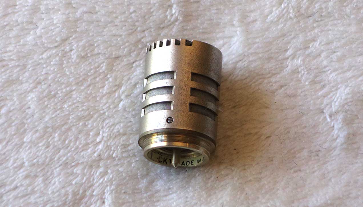 VINTAGE AKG C451 EB Condenser Mic w/AKG CK1 Cardioid Capsule [Nickel]
