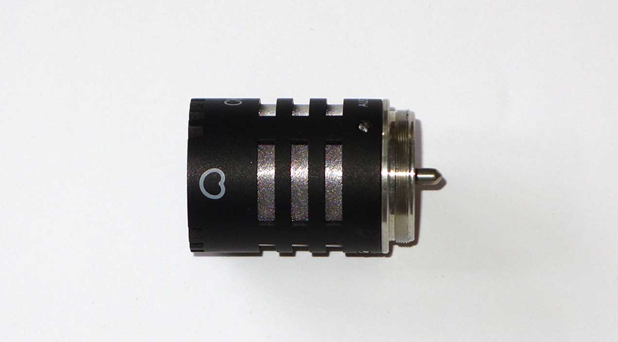 NOS AKG CK1 New Cardioid Capsule - for AKG CMS Series C451E + C452B Condenser MIcs, w/Capsule Case, Frequency Plot