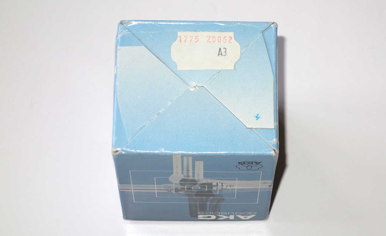 NOS AKG CK1 New Cardioid Capsule - for AKG CMS Series C451E + C452B Condenser MIcs, w/Capsule Case, Frequency Plot