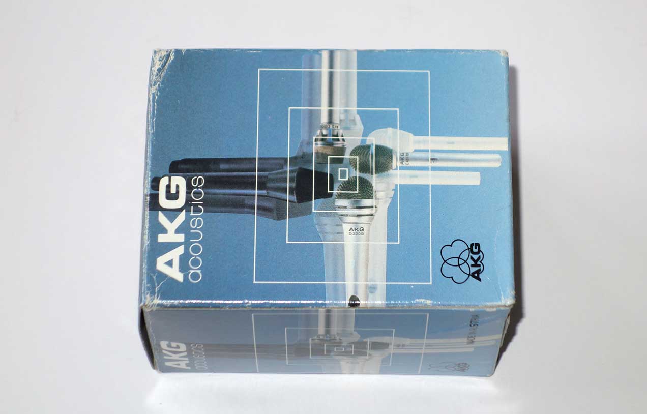 NOS AKG CK1 New Cardioid Capsule - for AKG CMS Series C451E + C452B Condenser MIcs, w/Capsule Case, Frequency Plot