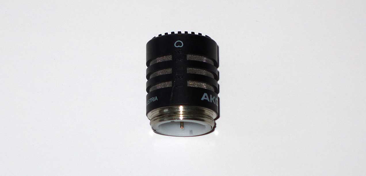 1993 AKG CK61 Cardioid Mic Capsule for AKG C460B + C480B Condenser MIcs, w/Case, Frequency Chart