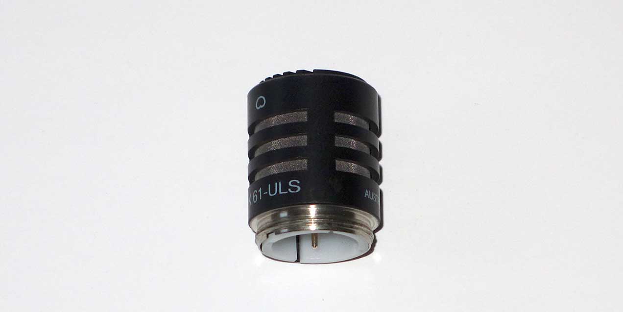 1993 AKG CK61 Cardioid Mic Capsule for AKG C460B + C480B Condenser MIcs, w/Case, Frequency Chart