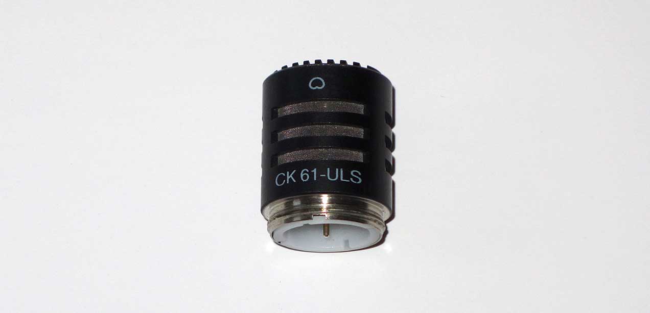 1993 AKG CK61 Cardioid Mic Capsule for AKG C460B + C480B Condenser MIcs, w/Case, Frequency Chart