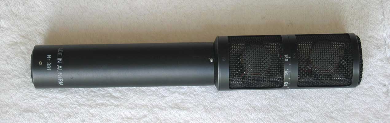 NEAR-MINT AKG C34 Stereo Multi-Pattern Condenser Microphone