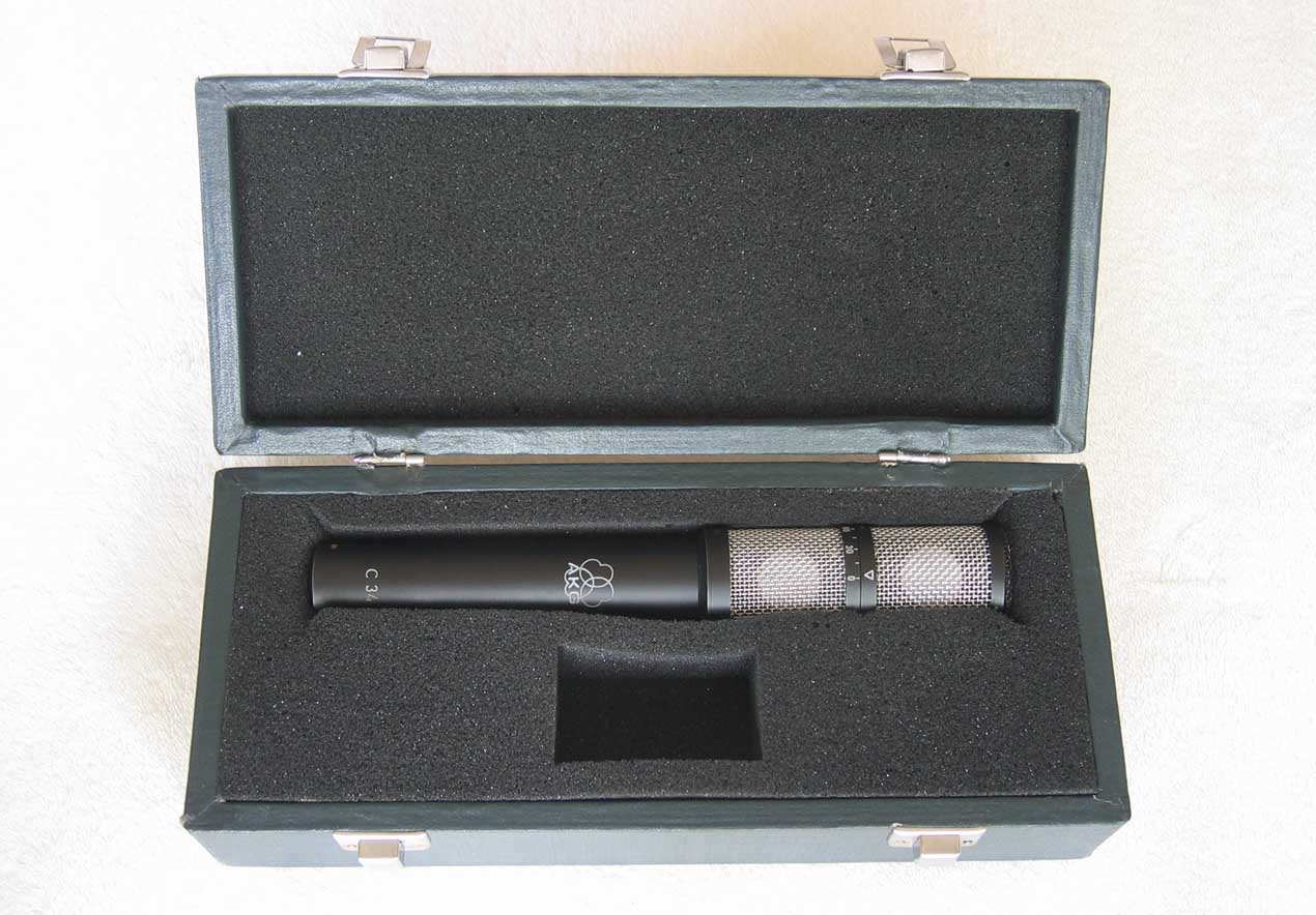 NEAR-MINT AKG C34 Stereo Multi-Pattern Condenser Microphone