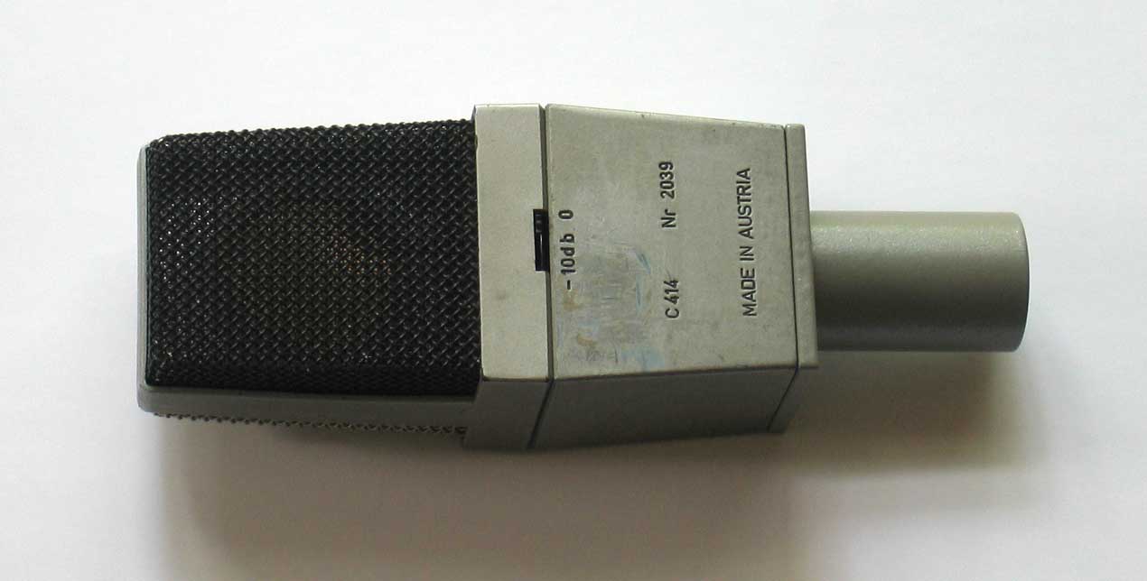 VINTAGE AKG C414COMB w/Teflon CK12 Capsule serviced and setup by Tony Merrill
