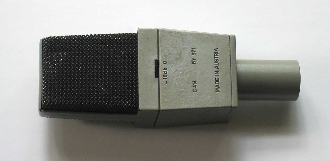 VINTAGE AKG C414COMB w/Teflon CK12 Capsule serviced and setup by Tony Merrill