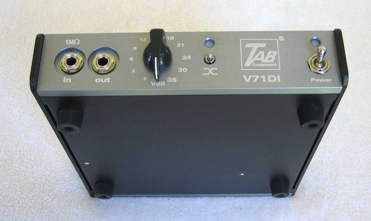 TAB-Funkenwerk V71 Tube Direct Box DI [Designed by Oliver Archut]