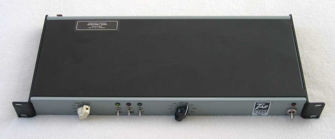 TAB-Funkenwerk V78M Tube Preamp by Oliver Archut