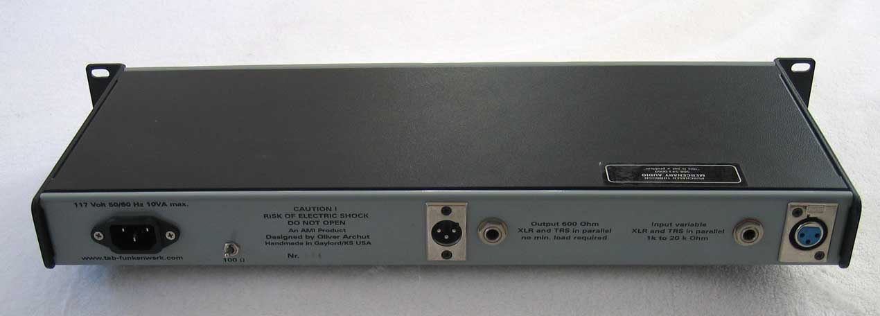 TAB-Funkenwerk V78M Tube Preamp by Oliver Archut