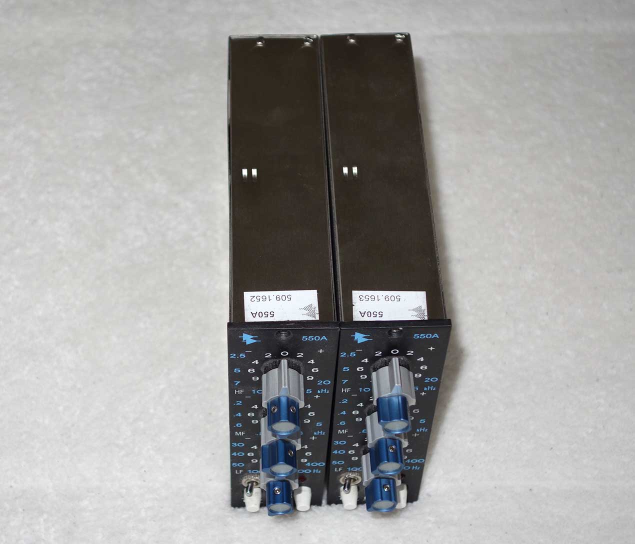 API 550A Reissue EQ Module for 500 Series Racks and API 1608 Console