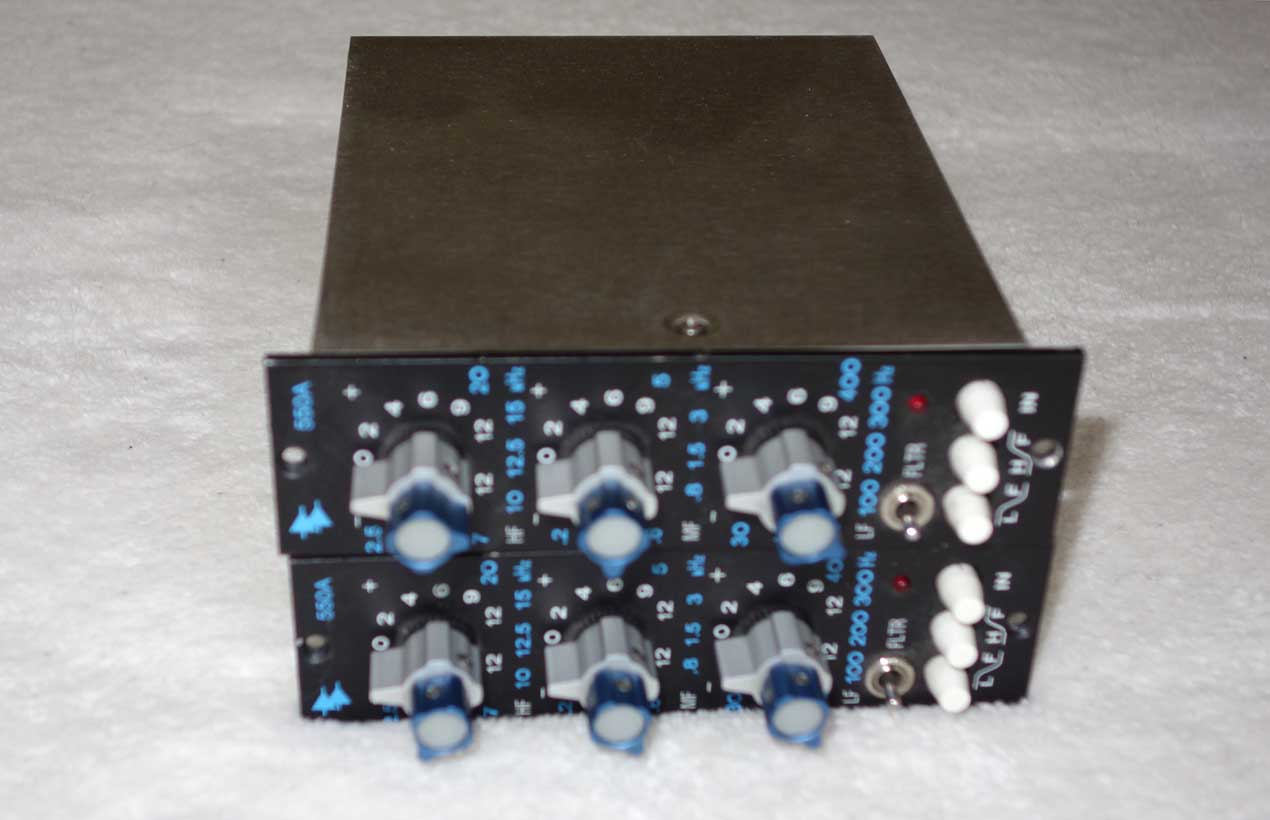 API 550A Reissue EQ Module for 500 Series Racks and API 1608 Console