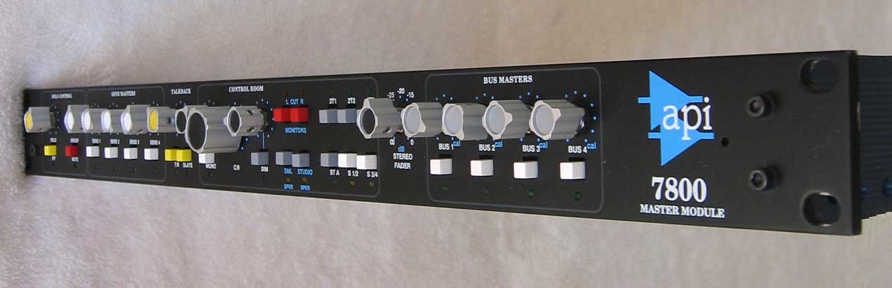 EXCELLENT-CONDITION API 7800 Master Section Modules for 7600 / 8200 Channel Strips and Racks