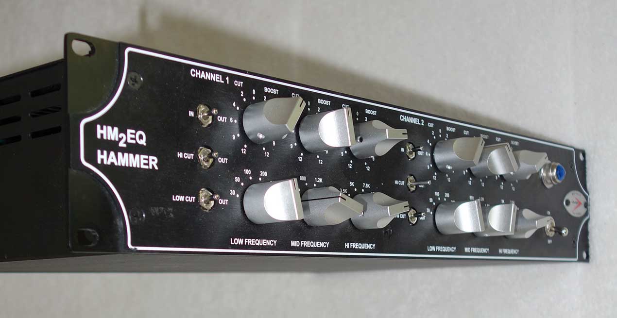 A Designs HM2EQ Hammer Dual-Channel Tube EQ w/12AT7 Tubes
