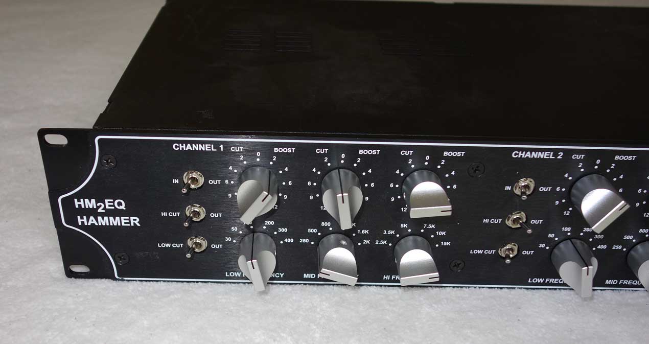 A Designs HM2EQ Hammer Dual-Channel Tube EQ w/12AT7 Tubes