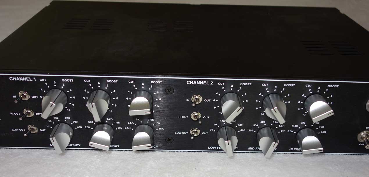 A Designs HM2EQ Hammer Dual-Channel Tube EQ w/12AT7 Tubes