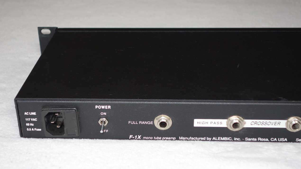 ALEMBIC F-1X Tube Preamp for Bass or Guitar w/ 12AX7 Tube, Dual Showman Circuit