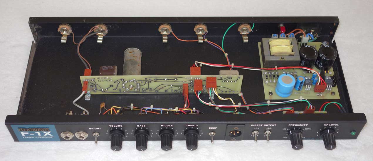 ALEMBIC F1X Tube Preamp for Bass or Guitar w/ 12AX7 Tube, Dual Showman