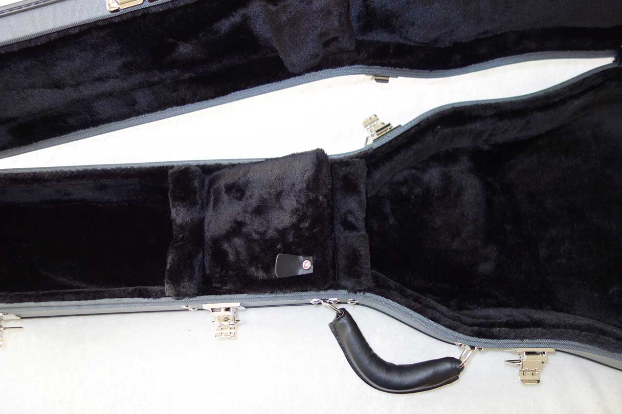 Ameritage AME-S-40 Les Paul Case, Silver Series, Professional 6-Ply Hardshell Arched Case