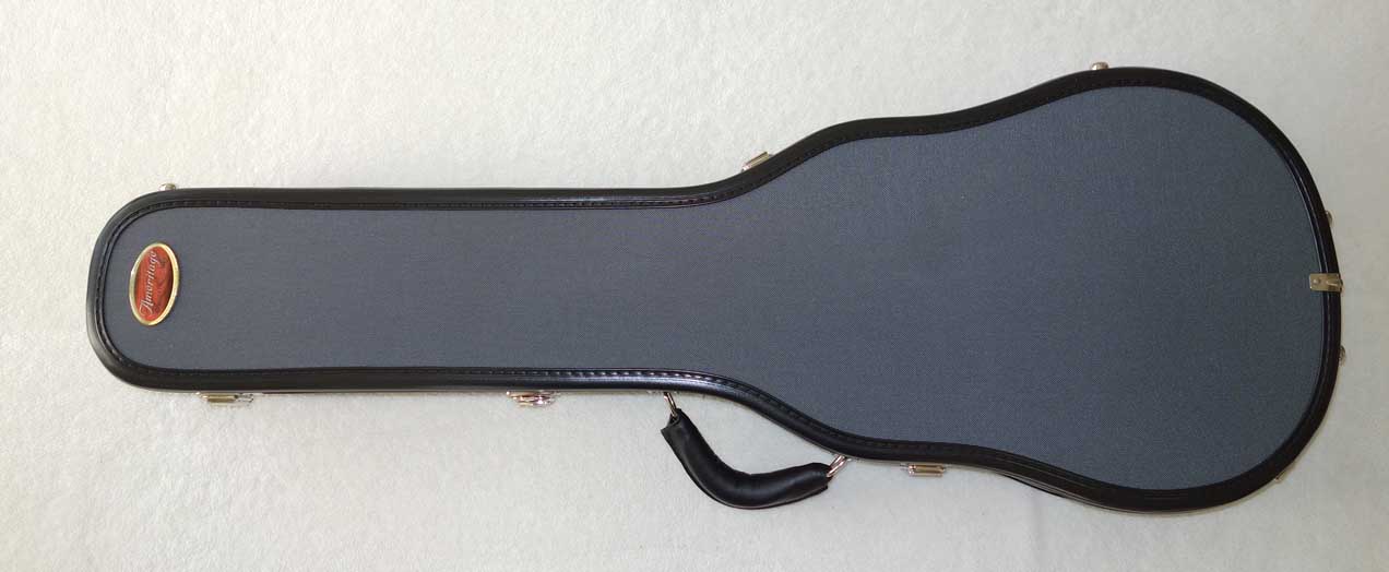 Ameritage AME-S-40 Les Paul Case, Silver Series, Professional 6-Ply Hardshell Arched Case