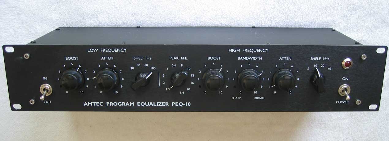 AMTEC PEQ-10 Pultec-Type Tube Equalizer PEQ-1a Tube EQ