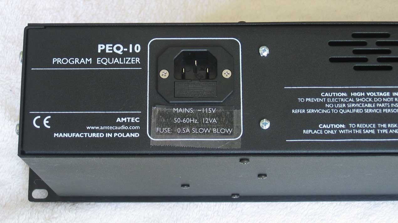 AMTEC PEQ-10 Pultec-Type Tube Equalizer PEQ-1a Tube EQ