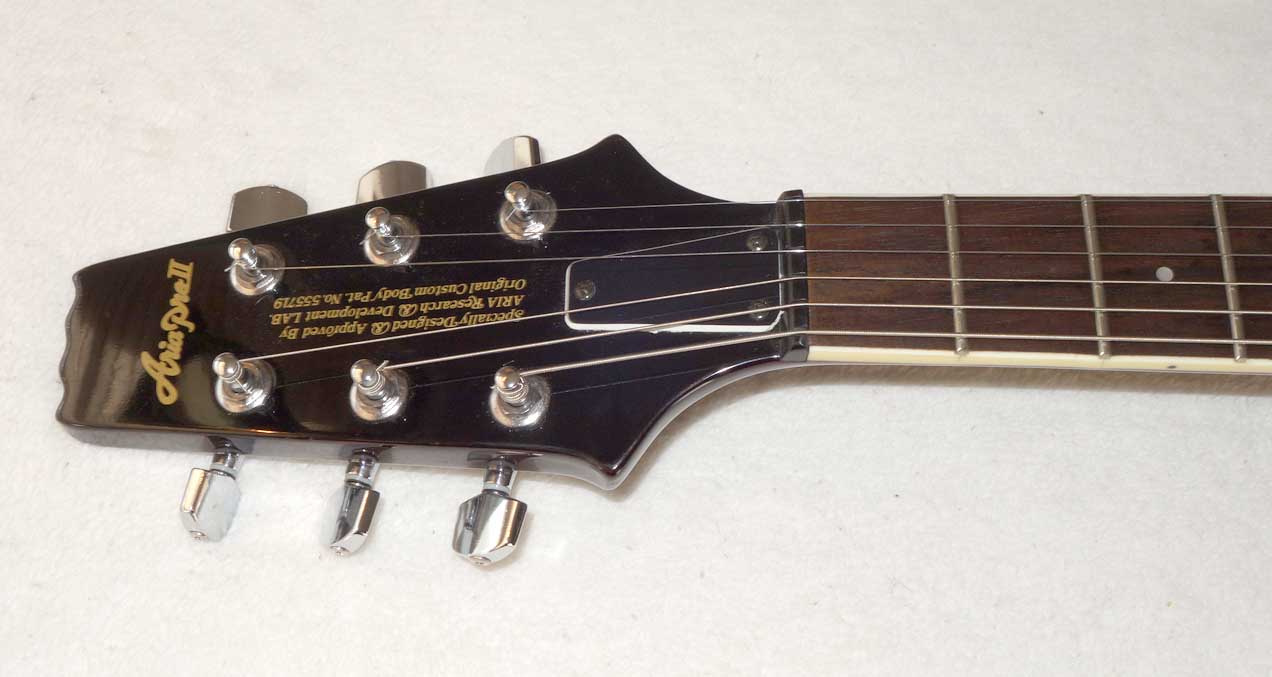Vintage 1980s Aria Pro II TA-40 Hollow Body Guitar in Burgundy Wine, All Original