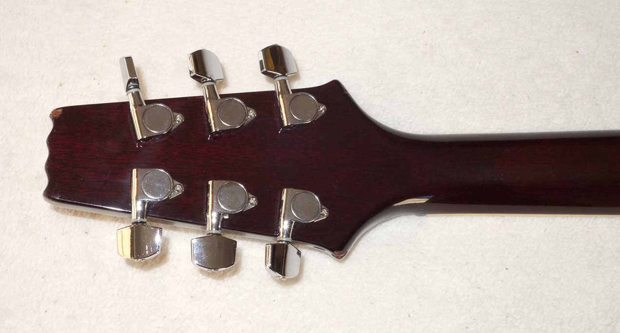 Vintage 1980s Aria Pro II TA-40 Hollow Body Guitar in Burgundy Wine, All Original