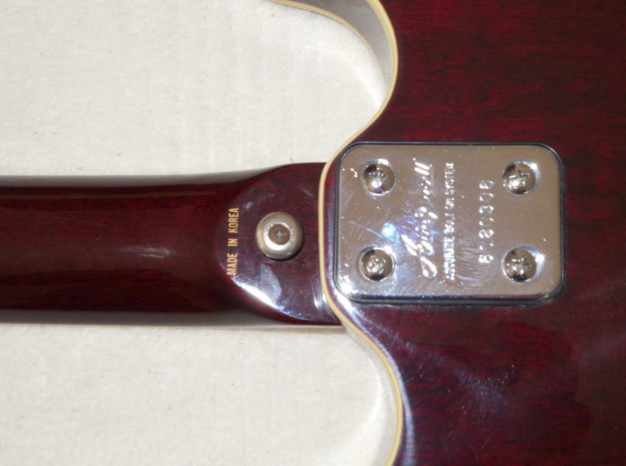Vintage 1980s Aria Pro II TA-40 Hollow Body Guitar in Burgundy Wine, All Original