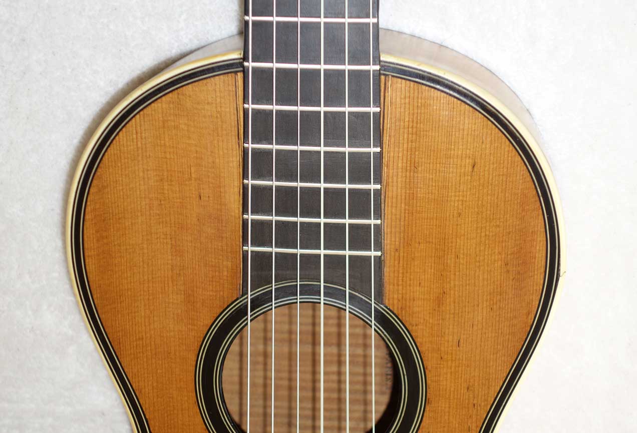 Mauchant c. 1830s Romantic Guitar, Restored by Lucio Nunez, w/Soft Case