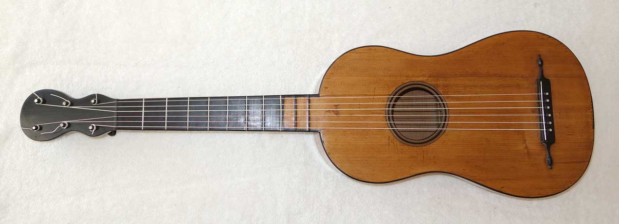 Mazarand Romantic Guitar from Mirecourt, France, 1808