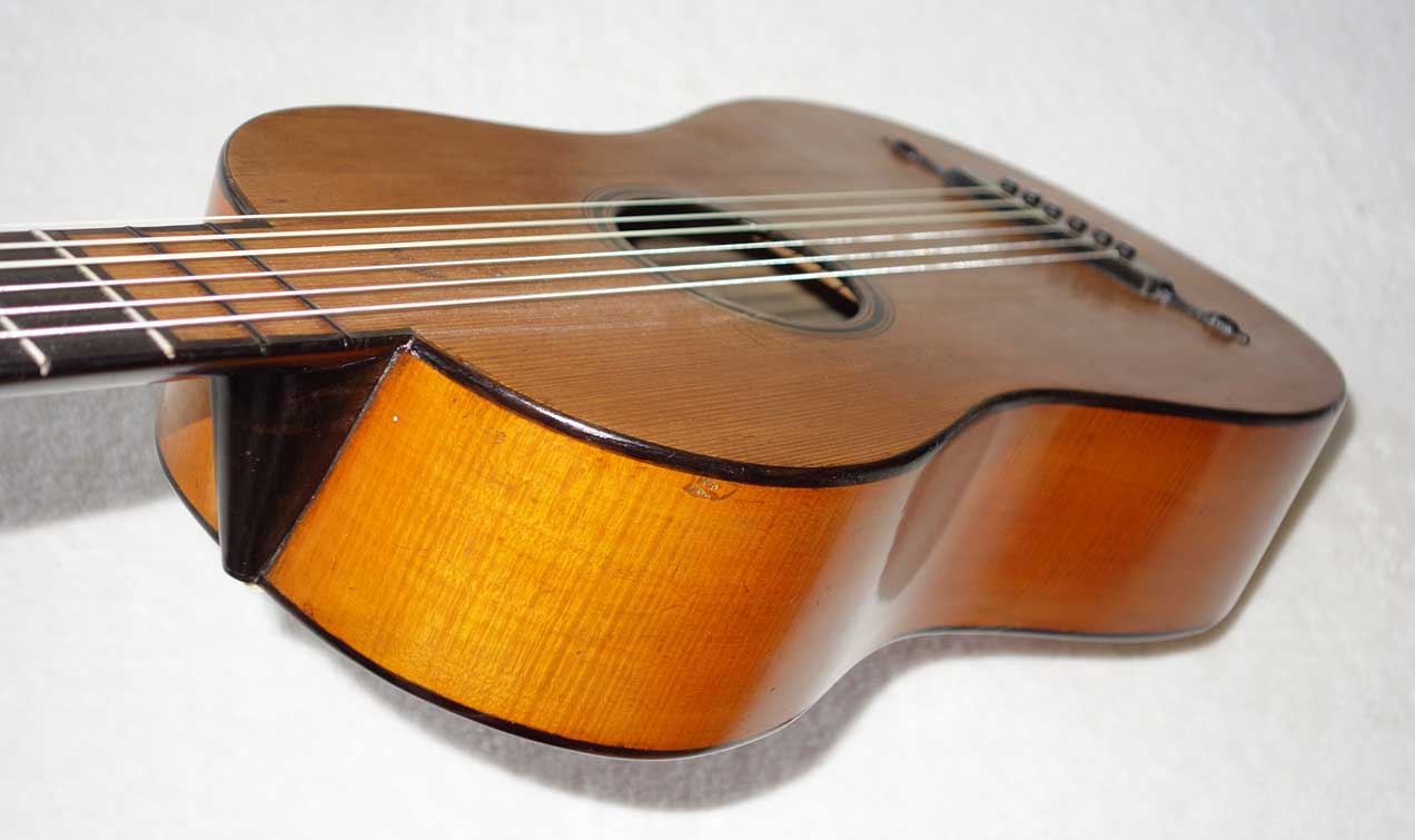 Mazarand Romantic Guitar from Mirecourt, France, 1808