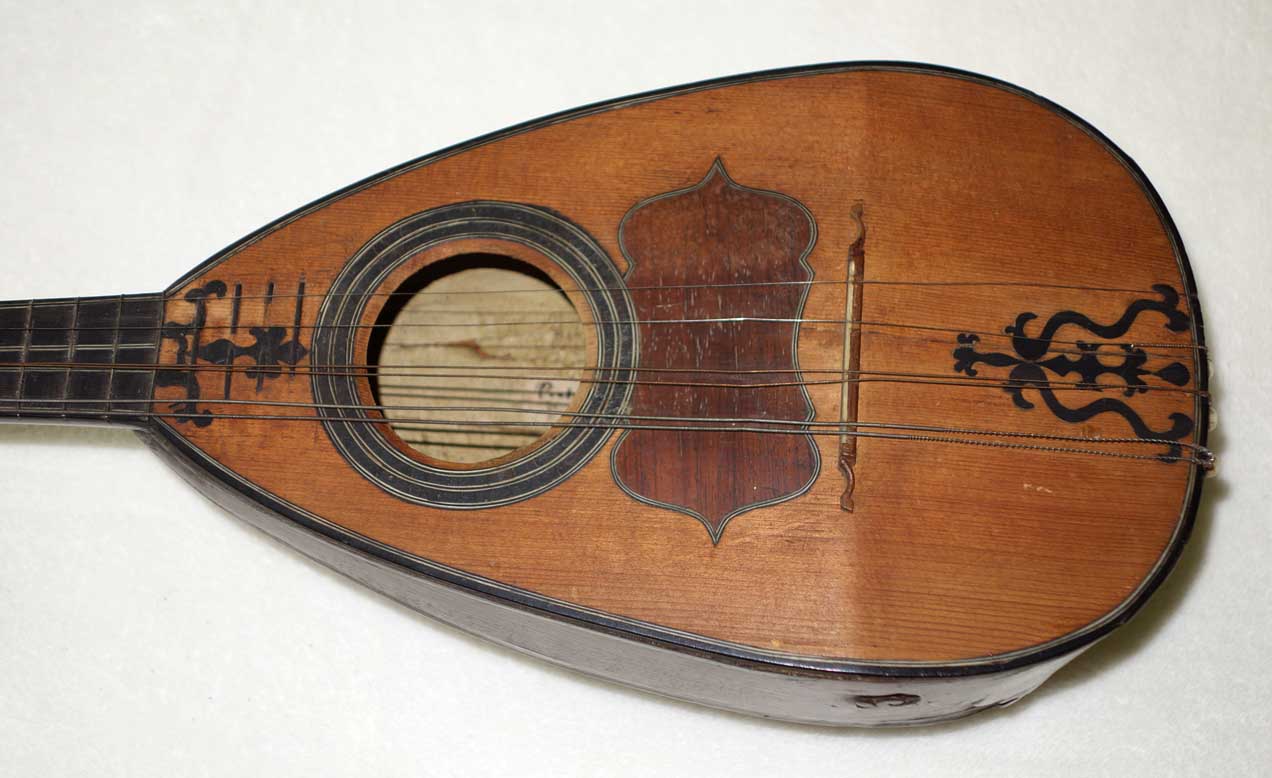 1765 Pietro Lippi (Napolitana fece Marseglia, Italy) Baroque Mandolin, Spruce Top