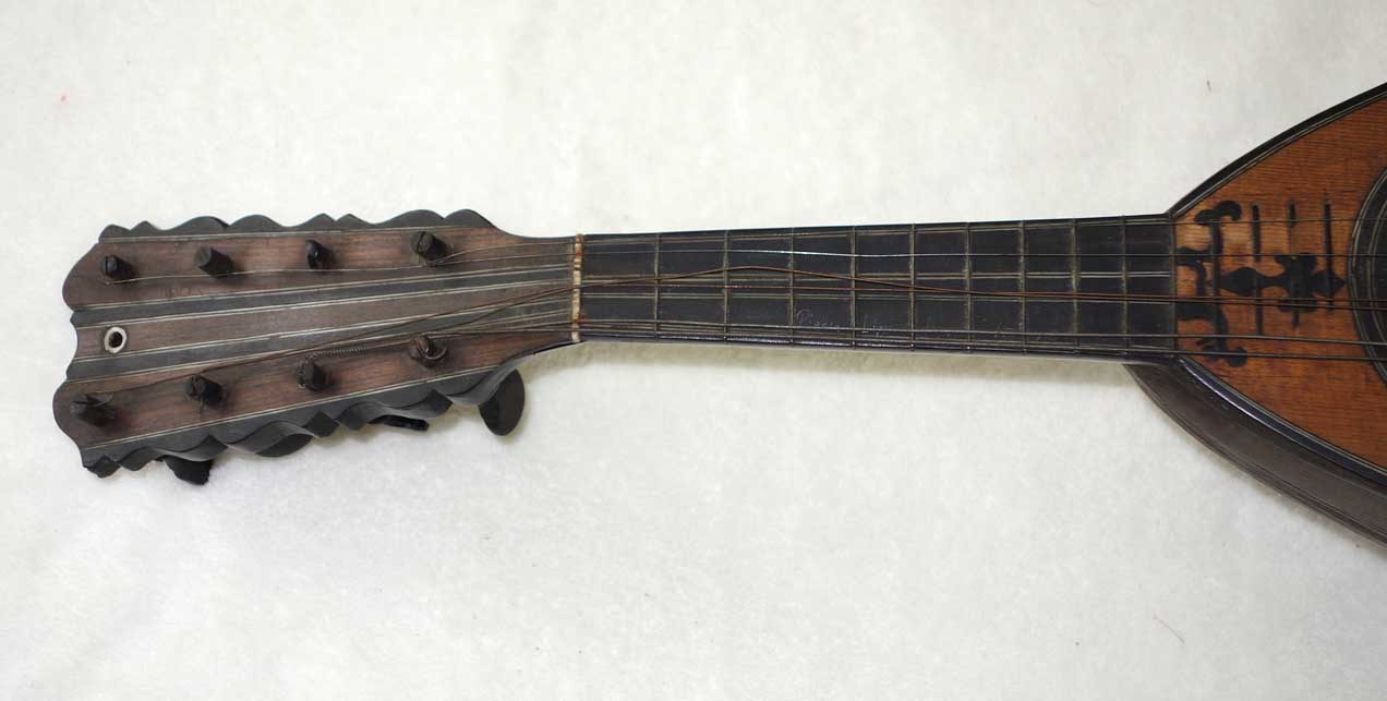 1765 Pietro Lippi (Napolitana fece Marseglia, Italy) Baroque Mandolin, Spruce Top