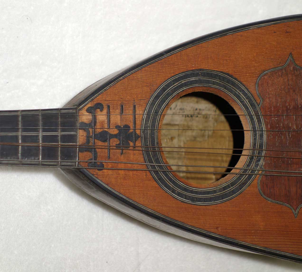 1765 Pietro Lippi (Napolitana fece Marseglia, Italy) Baroque Mandolin, Spruce Top