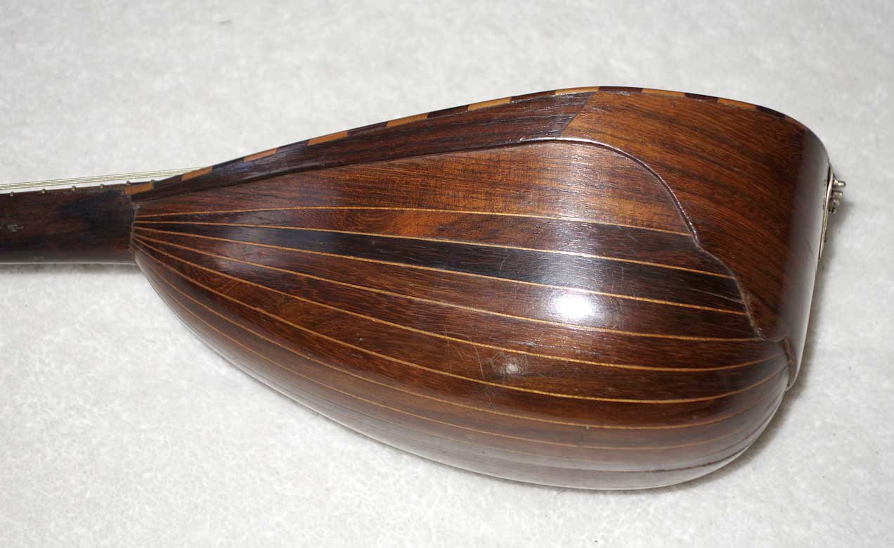 Vintage Ermenegildo Ferrari Piccolo Mandolin, Napoli, Circa 1900, Original Label