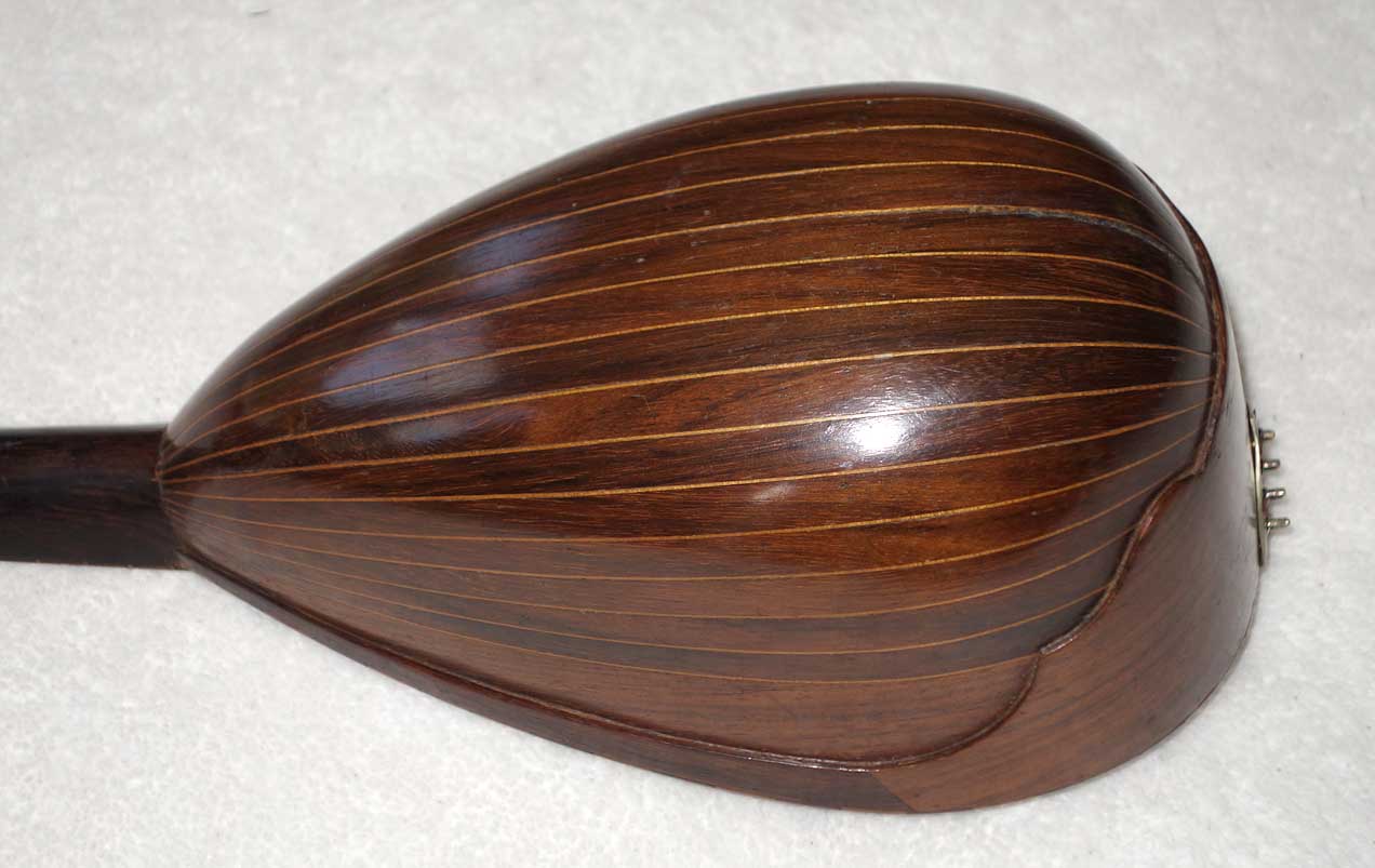 Vintage Ermenegildo Ferrari Piccolo Mandolin, Napoli, Circa 1900, Original Label