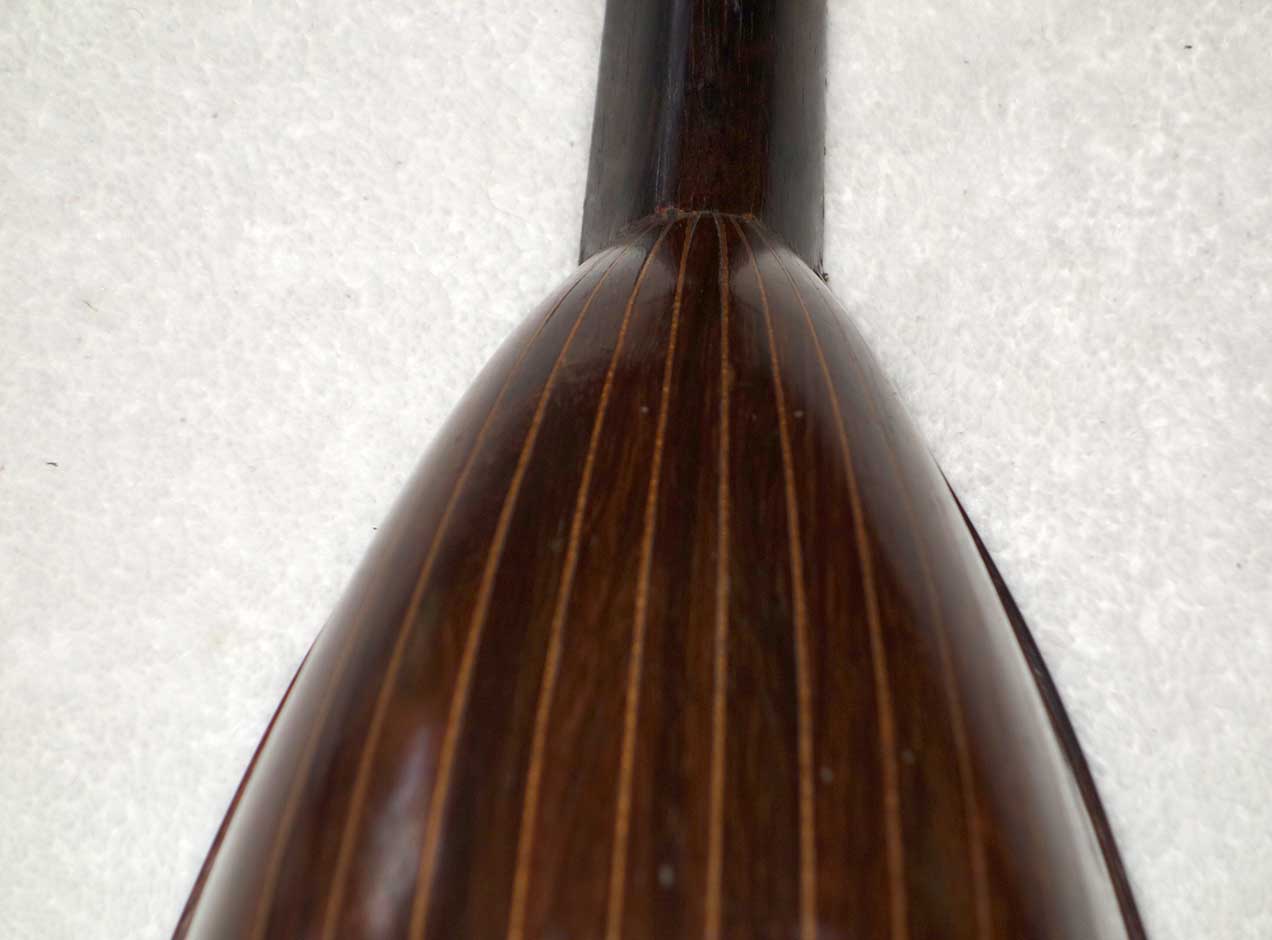 Vintage Ermenegildo Ferrari Piccolo Mandolin, Napoli, Circa 1900, Original Label