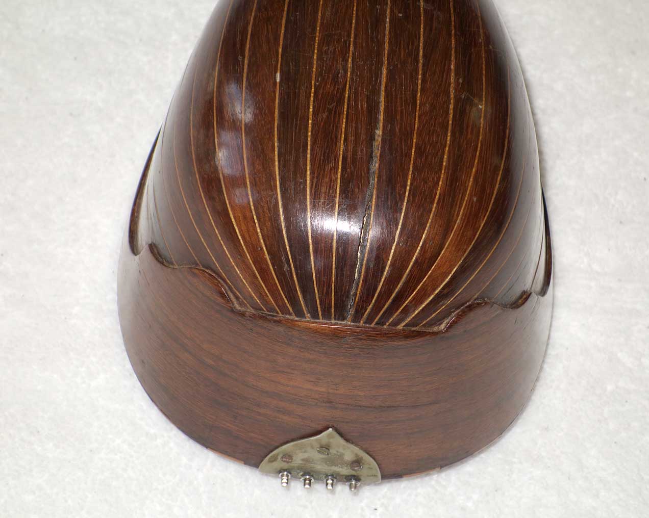 Vintage Ermenegildo Ferrari Piccolo Mandolin, Napoli, Circa 1900, Original Label