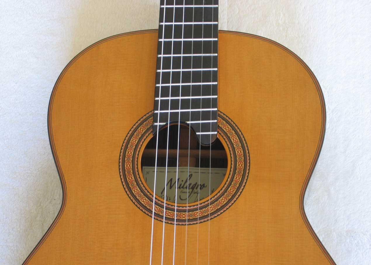 NEW Milagro JP1+ Fan-Fretted Classical Guitar [CEDAR]