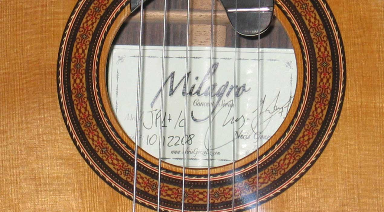 NEW Milagro JP1+ Fan-Fretted Classical Guitar [CEDAR]