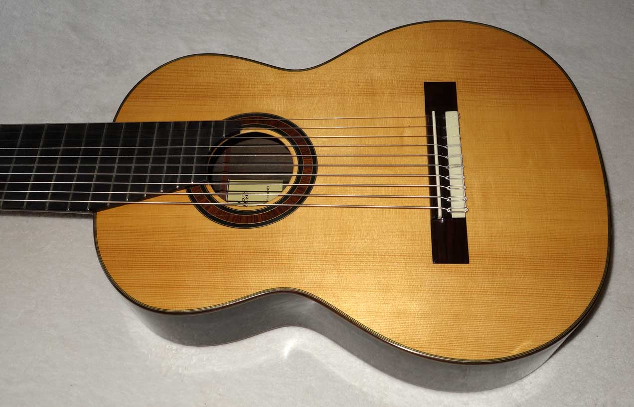 Bartolex SLS10 Classical 10-String Guitar w/Case, Spruce Top