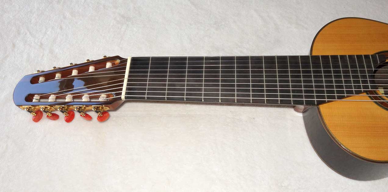 Bartolex SLS10 Classical 10-String Guitar w/Case, Spruce Top