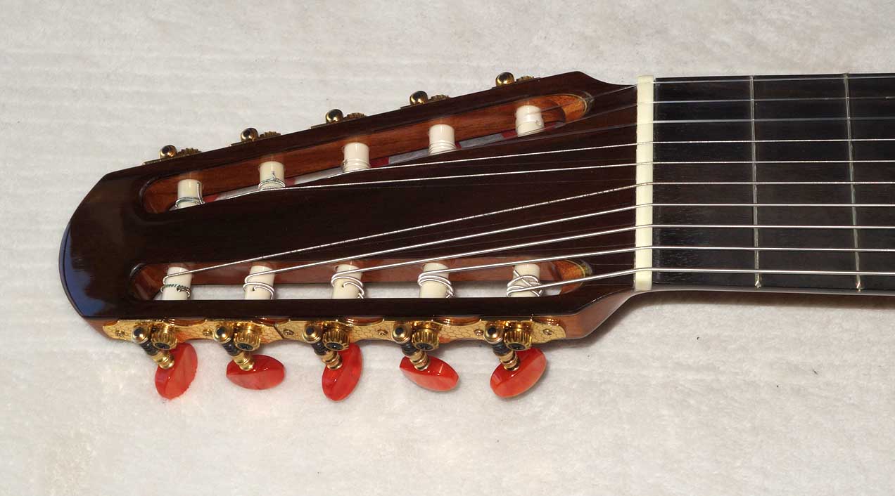 Bartolex SLS10 Classical 10-String Guitar w/Case, Spruce Top